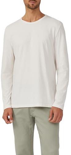 s.Oliver Softes Longsleeve mit Crew Neck und Logo-Patch