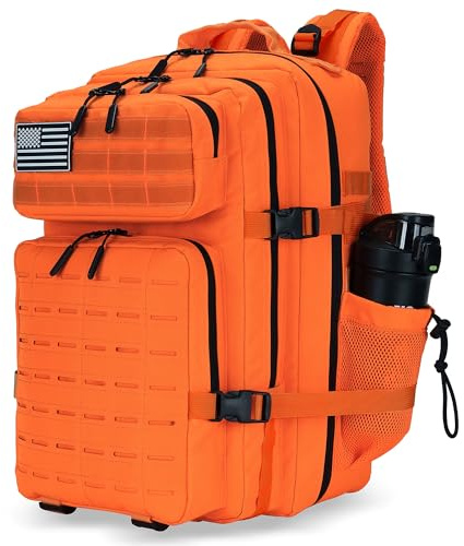 W WINTMING Sparklekle Military Tactical Backpack 45L 3 Day Assault Pack Waterproof Molle Hiking Rucksack for Men