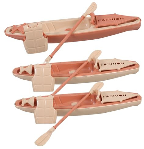 Abaodam Kanumodell Aus Kunststoff Boot Modell Für Innenbereich Schreibtischornament Heimdekoration Moderne Skulpturen Rustikaler Stil Detaillierte Verarbeitung Warme Atmosphäre