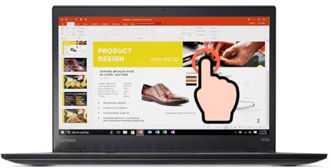 Lenovo ThinkPad T470s Business Laptop, 14 pollici, touch screen FHD, Intel Core i5-7300, 8 GB RAM, SSD da 256 GB, tastiera USA, Windows 10 Pro (ricondizionato)