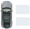 Parasole Auto Tenda,Parasole Elettrica Tettuccio Apribile,Per Tesla 2025 Model Y New Edition,Visiera Parasole.,A-Gray white regular style