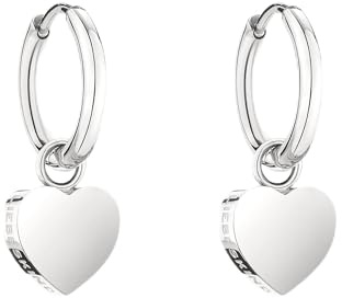 LIEBESKIND BERLIN Schmuck für Damen – Edelstahl Kette, Armband und Ohrringe mit liebevollem Herzanhänger – In verschiedenen Farben und Ausführungen – Romantische Geschenkidee