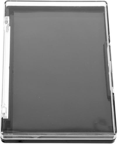 Baluue Palette Magnétique Vide pour Fards à Paupières, Plastique Solide, 1 Unité Couvercle Transparent, Plateau de Maquillage Personnalisable, pour Mallette Maquillage et Rangement