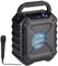 REFLEXION PS06BT kompakte PA-Anlage, mobil mit Akku, Lichteffekten und Karaoke-Funktion, inklusive Mikrofon (Bluetooth, USB, AUX, 160 Watt), schwarz
