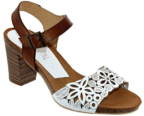 Xapatan, 8099, Femme Nu-Pied Marron Lisse EU37