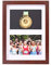 WANLIAN Medaillen -Framework,Medaille -Display -Rahmen,Medaillenhalter,Fotorahmen,Rahmen 3D,Medaille und Bildergerüst mit Glastür,Medaillenanzeige und Ehrenabzeichen Aufbewahrungsbox