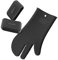 Kochblume Handschuh & Thermo-Fingerschutz 2er Set | Hitzeschutz Set | Premium-Silikon | Hitzebeständig | Spülmaschinenfest | Farbe: anthrazit