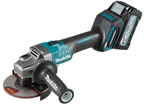 Makita GA005GM201 Akku-Winkelschleifer 40V max. / 4,0 Ah, 2 Akkus + Ladegerät im MAKPAC