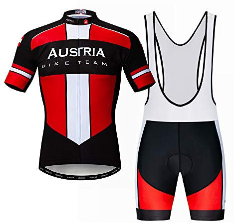 JPOJPO Cycling Jersey for Men Pro Team Bicycle Clothing MTB Bike Jerseys Shorts Set Austria