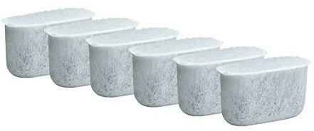 TJPoto KCM11WF Ersatzteil, 6 Stück, Kohlewasserfilter, kompatibel mit KitchenAid Kaffeemaschinen