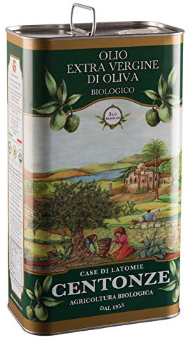Centonze - Olio Extra Vergine di Oliva - Biologico Monocultivar - Latta Litografata 3L