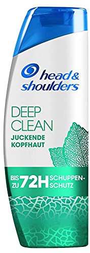 Head & Shoulders Deep Clean, Juckende Kopfhaut Anti-Schuppen-Shampoo, 72 Stunden Schutz vor Schuppen, Juckreiz Und Trockenheit, 250ml
