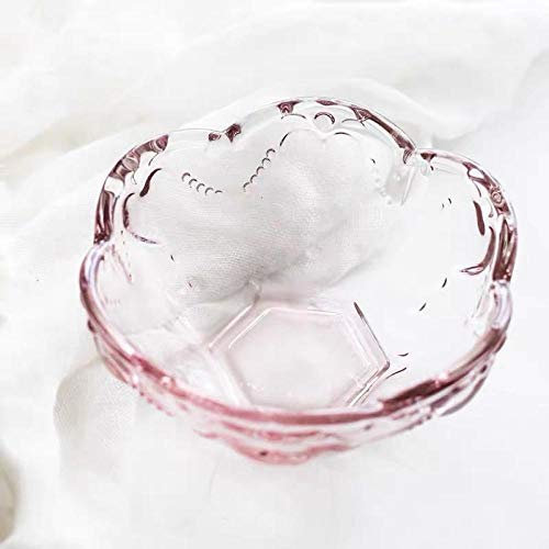 Dessertschale Japanische Sakura Glasschale Vogelnestschale Tremella Bowl Eiscremesalatschale-Rosa