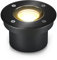 lambado® LED Bodenstrahler für Außen - extra flach, wasserdicht & befahrbar inkl. 5W Strahler neutralweiss dimmbar - Schwarz runde Bodenleuchte/Bodeneinbaustrahler IP67 für Terrasse & Garten