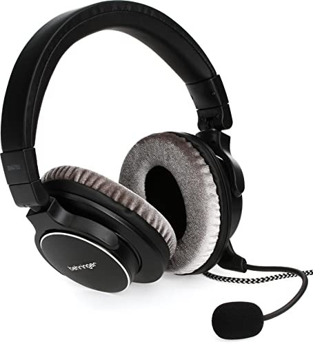 Behringer BH470U Premium-Stereo-Headset mit abnehmbarem Mikrofon und USB-Kabel