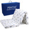 PEKITAS Matelas Lit Parapluie 60x120 cm Pliable Epais épaisseur 6 cm Inclut Sac De Transport Housse Lavable Bébé Baby Matelas Pliant De Voyage Berceau Respirant Imprimé Ballon Vert