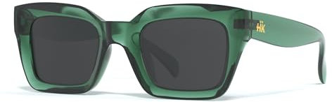 Hanukeii Unisex Los Roques Sonnenbrille, Grün, One Size