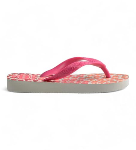 Havaianas Kids Flores Mädchen FlipFlop White/Pink Flux 25 EU