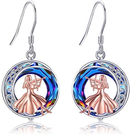 Musiker Geschenke Silber 925 Violine Ohrringe Musik Ohrhänger Violine Schmuck Violinisten Geschenke Damen