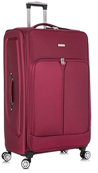 32 Extra Large Suitcase Super Lightweight Expandable 4 Wheels Spinner 3-Digit Combination Lock Soft Shell Luggage Check in for 30kg