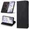 Leaisan Handyhülle für Samsung Galaxy S24 Hülle Premium Leder Flip Klappbare Stoßfeste Magnetische [Standfunktion] [Kartenfächern] Schutzhülle für Samsung S24 5G Tasche - Schwarz