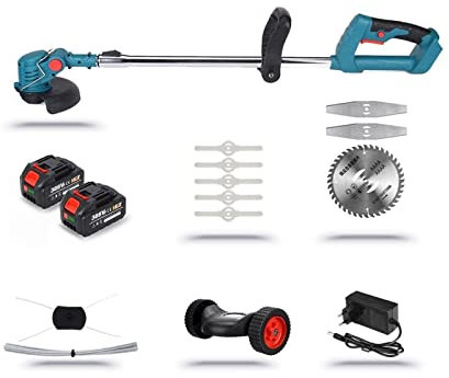 Cisaille à gazon portative de taille-haie, Tondeuse à gazon électrique 1800W tondeuse à gazon sans fil taille-haie réglable élagage de puissance de jardin portable Léger et facile à utiliser ( Color :