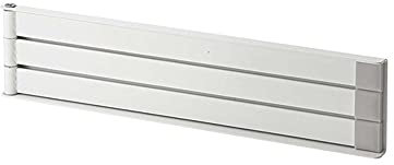 Bathroom Shelves Towel Rail Rack Metal Towel Rod Hanger Holder Bar, Punch Free Magnetic Storage Rack, Toilet Kitchen Dishcloth Bathroom Accessories Organizer for Bathroom Kitchen (Color : Wh