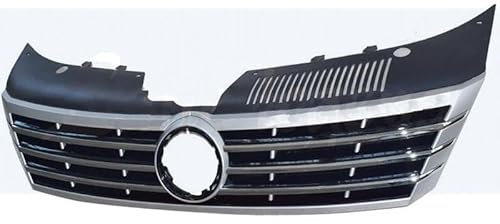 Kühlergrill Für VW Für Passat CC 2013-2017 Auto Center Grille Front Stoßstange Honig Mesh Grill Kühler Grills Schwarz Silber Frontgrill(Argent)