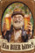 Cartel de chapa, 30 x 20 cm, diseño retro vintage de cerveza