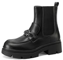 QUEEN HELENA Stivaletti con Zip Laterale Stivali Bassi Casual Donna X31-66 (Nero, Sistema Taglie Calzature EU, Adulto, Donna, Numero, Media, 35)