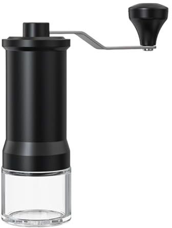 Manual Coffee Grinder, Hand Coffee Grinder with Adjustable Ceramic Conical Burr, Hand Crank Mill, Portable Coffee Beans Grinder for Aeropress, Hand Pour, French Press, Espresso