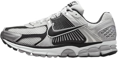 Nike Zoom Vomero 5 unisex trainers in metallic silver and black