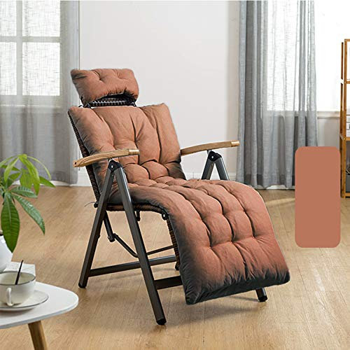 Verstellbarer Rattan-Loungesessel Zero mit 9-Gang-Neigungseinstellung für Garten, Terrasse, Strand, Veranda, Swimmingpool, klappbarer Liegestuhl und Sonnenliege