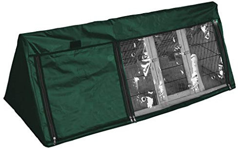 TIANQUXNGI Abdeckung für Kaninchenstall, staubdicht, feuchtigkeitsbeständig, Käfigabdeckungen für Dreieckskiste, Abdeckung für Haustierhauszubehör