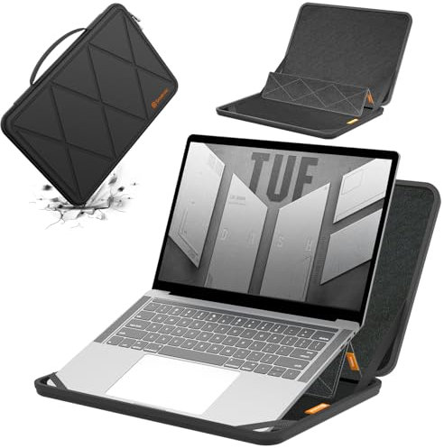 Smatree MS89 Custodia protettiva rigida in EVA con stand compatibile per 15,6 pollici ASUS TUF Gaming F15/A15, TUF Dash F15 2022/2021, 16 pollici TUF Gaming A16 2024/2023, Zenbook Pro 16X OLED UX7602