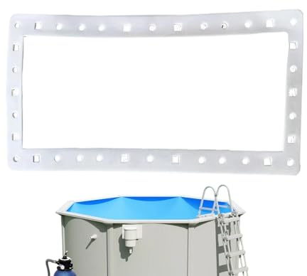 Teksome Joint De Skimmer À Large Ouverture, Joints et Étanchéités pour la Piscine, Collant Double Face Stable Pour Pièces Automatiques