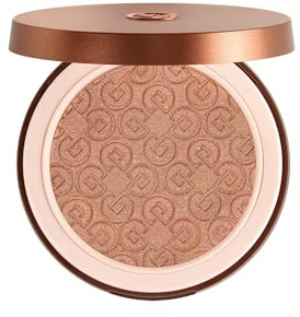 Collistar Magica Terra Bronzing Powder, Kompaktes Bronzer-Puder fürs Gesicht, Mattes oder Schimmerndes Finish, Aufbauende Deckkraft, Langanhaltend, Nachfüllbar, 09 Cristalli di Sole, 9 g