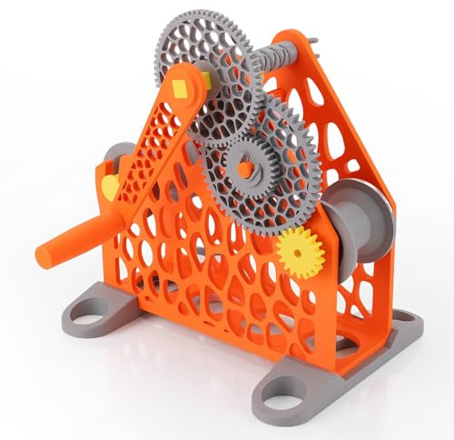 3D Drucker Filament Umwickler, ABS Handkurbel Filament Spuler bis 1kg Spulen mit modularem Design für 3D Druck Zubehör