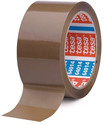 tesa Klebeband / Paketband, 66 m x 50 mm (Braun, 12 Rollen)
