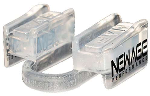 New Age Performance 6DS Sports and Fitness Weight-Lifting Mouthpiece - Lower Jaw - No-Contact - Includes Case - Clear