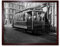 Wee Blue Coo Vintage Transport Electric Tram Lisbon Portugal Art Print Framed Poster Wall Decor Kunstdruck Poster Wand-Dekor-12X16 Zoll
