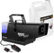 BeamZ RAGE1000SNOW Schneemaschine mit 5 Liter Flüssigkeit, Sehr Kräftig,1000 Watt Schnee Maschine mit Fernbedienung, Snow Machine mit Schneefluid, mini Schneekanone Garten, Winter Simulation