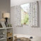 heimtexland ® Vorhang Kindergardine Leinen Optik HxB 145x135 cm Natur Grau Skandinavisch Wald Bär Gardine transparent Kräuselband Kinderzimmer Ökotex Typ563