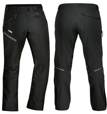 Uvex ADA 17506 Outdoorhose - Männer-Regenhose mit Mesh-Futter - Schwarz - 50