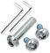 OTFAITP M8x34mm Screws for 2-3-4-Wheel Kid Scoote Replacement Micro Mini Foldable Kick Scooter Kids Scooters Axles Repair