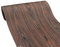 Vtimpac® Länge: 2,5 m, Dicke: 0,3 mm, Breite: 58cm, technologisches Rindenfurnier, schwarzes Zedernholz, Massivholzhaut.