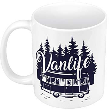 Fabulous Mug Céramique Vanlife Voyage Van Camping Car Nature