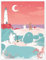 Die Mumins am Sandstand Poster 50 x 70 cm Wandbilder Wanddeko