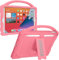 Premium Silikonhülle für iPad 10.2 2021/2020/2019, iPad 9. 8. 7. Generation Hülle für Kinder, JOGUIIA Schutzhülle mit Handgriff Ständer für Apple iPad 10.2 Zoll Modell