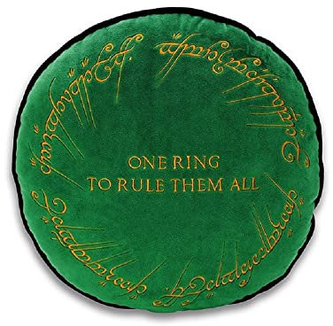 Herr der Ringe - Kissen - Der eine Ring - Cushion - Logo - Elbenschrift - 34 cm